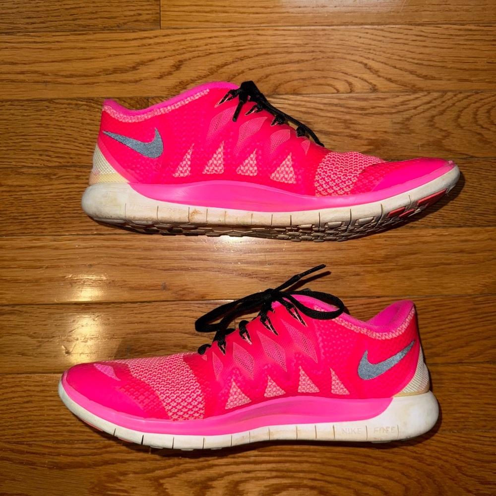 Nike Free 5.0 Women's Neon Sneakers